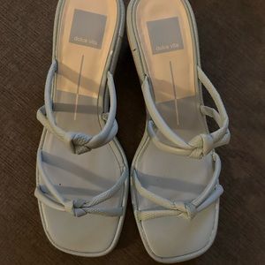 Size 9 dolce vita sky blue Stella heels. 2.25” high heel.  Rubber outsole.